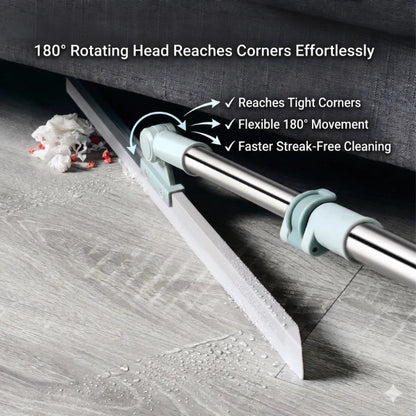 FlexiWipe – Multipurpose Wiper | Extendable-Rod | Silicon Blade | 180° Head