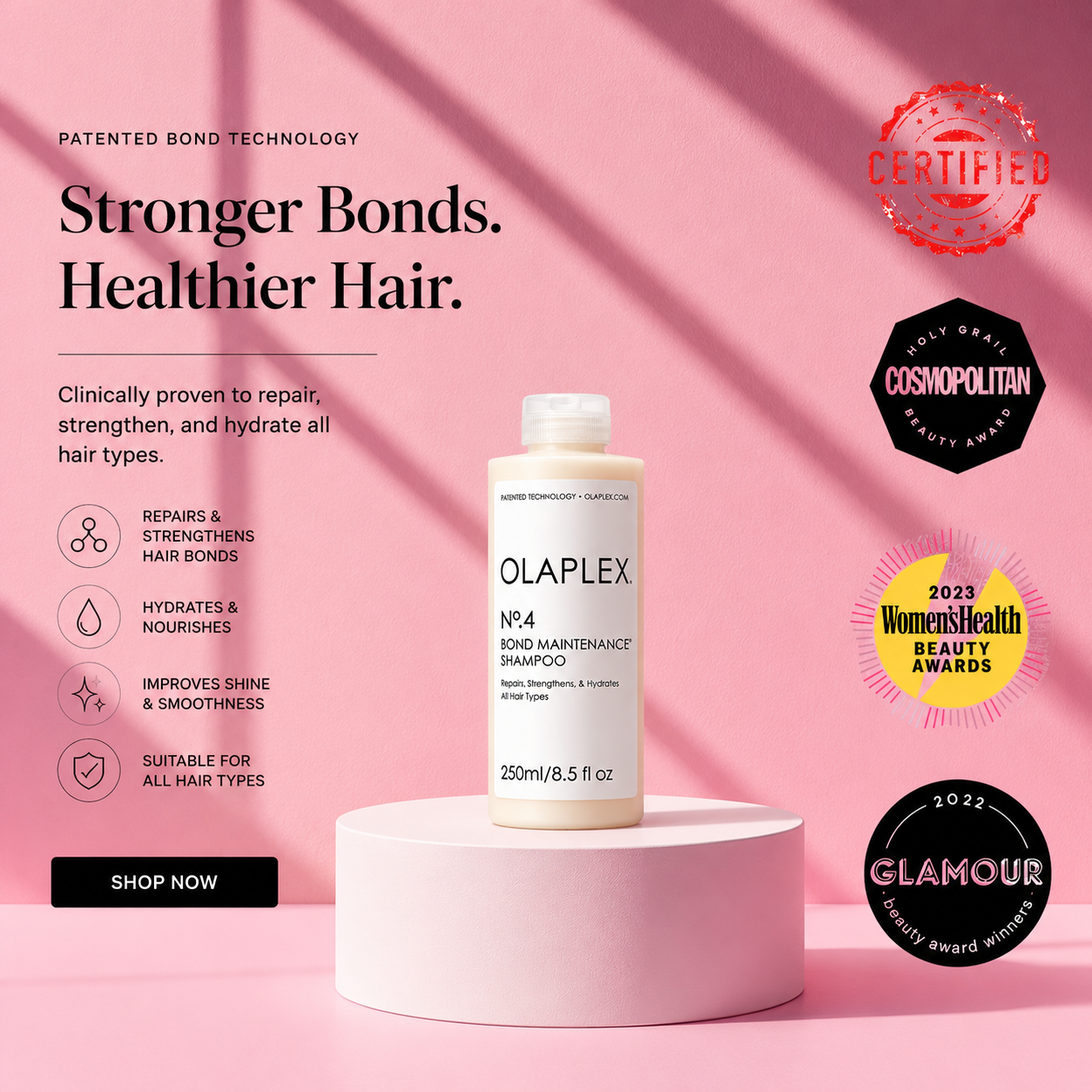 Olaplex BOND MAINTENANCE No.4 SHAMPOO & No. 5 CONDITIONER