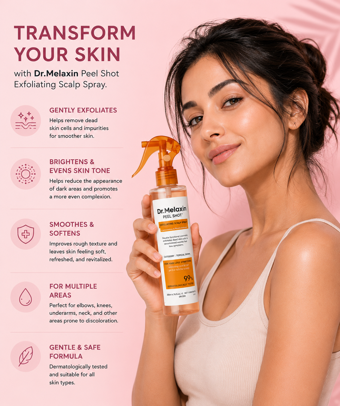 Dr. Melaxin Peel Shot Exfoliating Body Spray