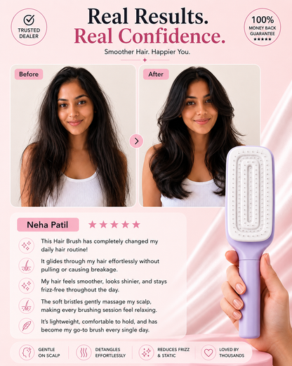 Reviplex™ Self-Cleaning Hair Brush
