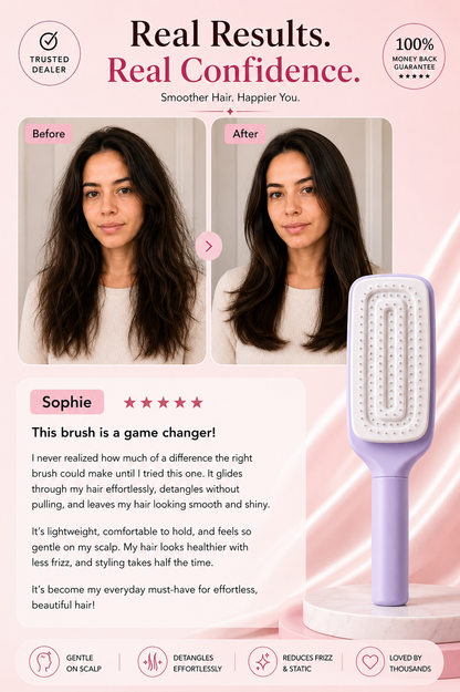 Reviplex™ Self-Cleaning Hair Brush