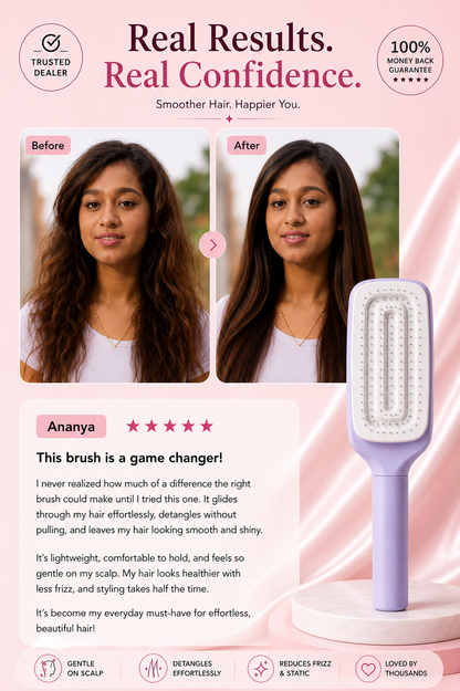 Reviplex™ Self-Cleaning Hair Brush