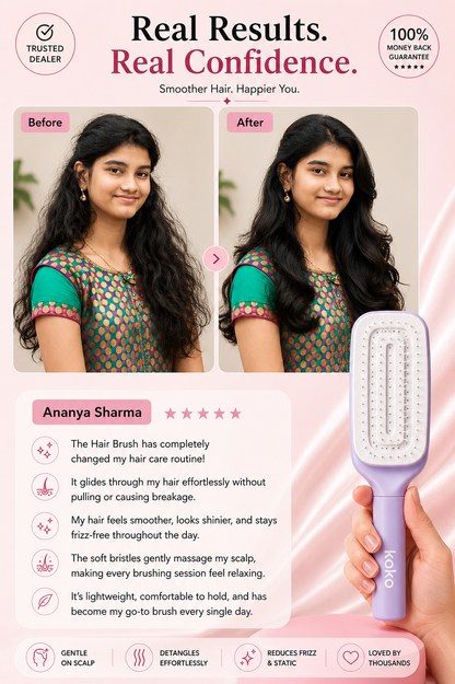 Reviplex™ Self-Cleaning Hair Brush