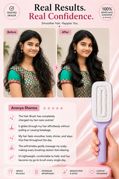 Reviplex™ Self-Cleaning Hair Brush